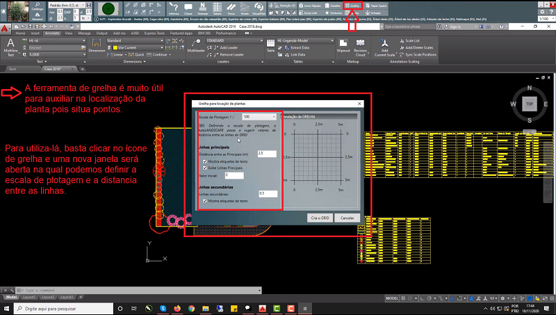 AutoLANDSCAPE: Cómo utilizar la herramienta rejilla