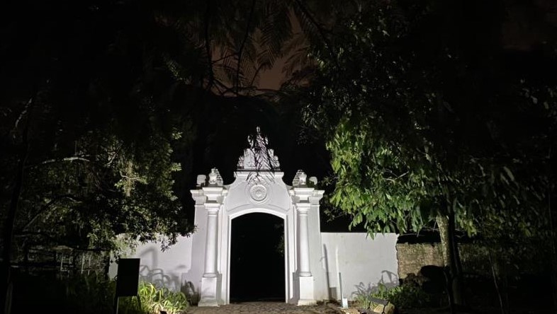 Jardín Botánico de Río de Janeiro bajo la luz de la luna